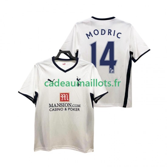 Tottenham Hotspur Maillot avec flocage Modrić Luca 14 Rétro Domicile 2008 2009 ,Homme MC