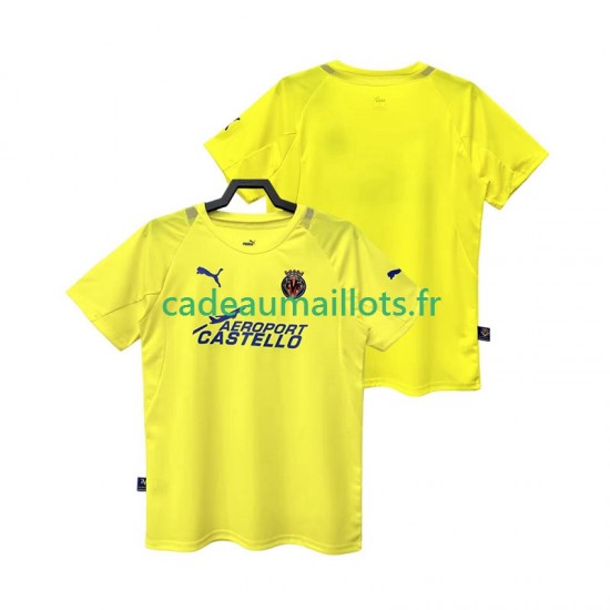 Villarreal CF Maillot avec flocage Rétro Domicile 1998 2006 ,Homme MC