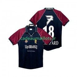 West Ham United Maillot avec flocage LAMPARD 18 Iron Maiden Rétro Domicile 2002 ,Homme MC