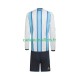 Argentine Maillot avec flocage Domicile Coupe du Monde 2026 ,Tenue Enfant ML