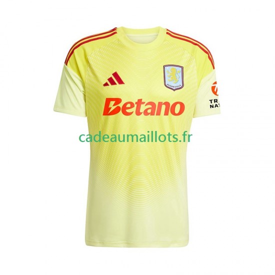 Aston Villa Maillot avec flocage Gardien Extérieur 2025-2026 ,Homme MC