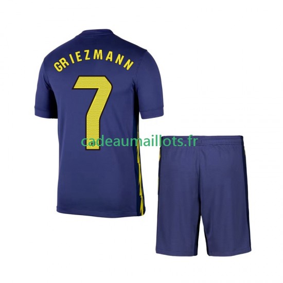 Atlético Madrid Maillot avec flocage Antoine Griezmann 7 Extérieur 2025-2026 ,Tenue Enfant MC