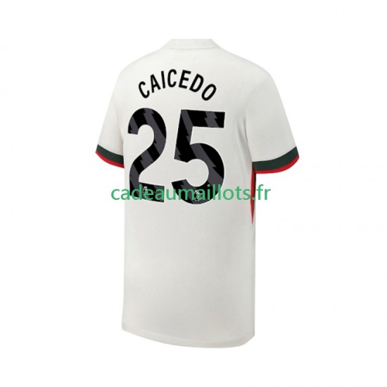 Chelsea Maillot avec flocage Moises Caicedo 25 Extérieur 2025-2026 ,Homme MC