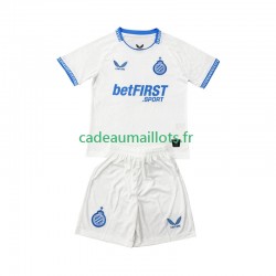 Club Brugge Maillot avec flocage Extérieur 2025-2026 ,Tenue Enfant MC