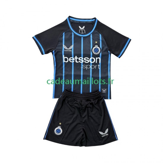 Club Brugge Maillot avec flocage Domicile 2025-2026 ,Tenue Enfant MC