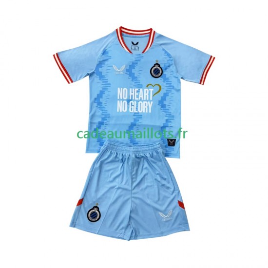 Club Brugge Maillot avec flocage 3ème 2025-2026 ,Tenue Enfant MC
