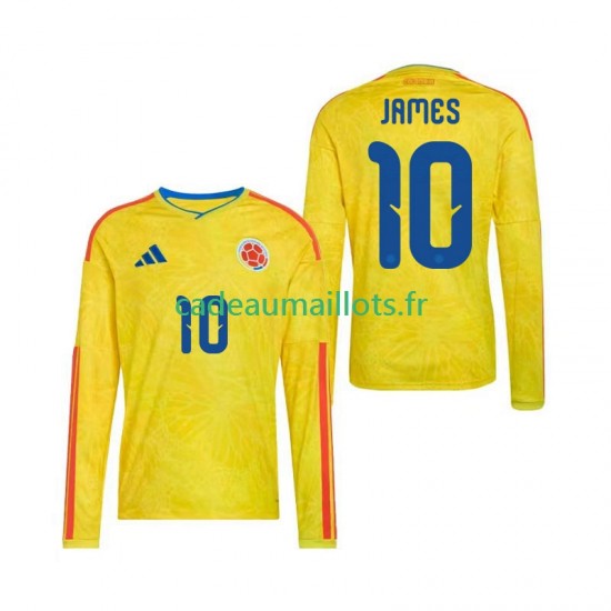 Colombie Maillot avec flocage James Rodriguez 10 Domicile Coupe du Monde 2026 ,Homme ML