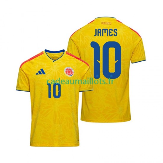 Colombie Maillot avec flocage James Rodriguez 10 Domicile Coupe du Monde 2026 ,Homme MC