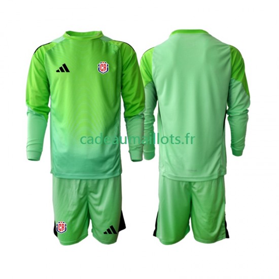 Costa Rica Maillot avec flocage Gardien Domicile 2025 ,Tenue Enfant ML