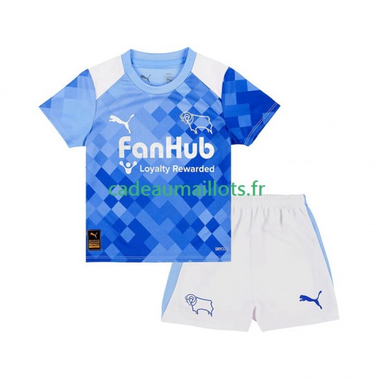 Maillot avec flocage Derby County 3ème 2025-2026 ,Tenue Enfant MC