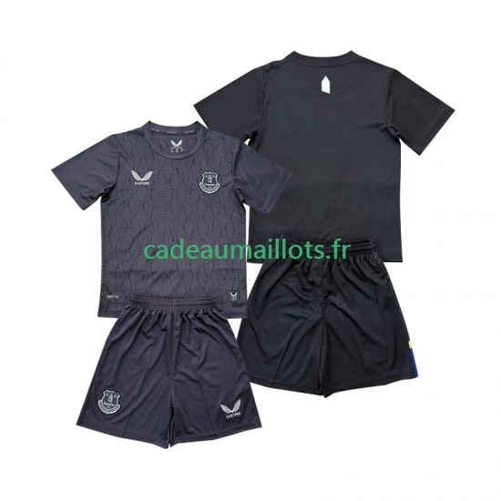Everton Maillot avec flocage Gardien Extérieur 2025-2026 ,Tenue Enfant MC