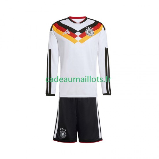 Allemagne Maillot avec flocage Domicile Coupe du Monde 2026 ,Tenue Enfant ML