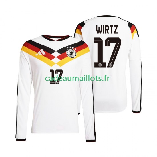Allemagne Maillot avec flocage Florian Wirtz 17 Domicile Coupe du Monde 2026 ,Homme ML