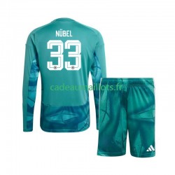Allemagne Maillot avec flocage Alexander Nubel 33 Gardien Domicile Coupe du Monde 2026 ,Tenue Enfant ML