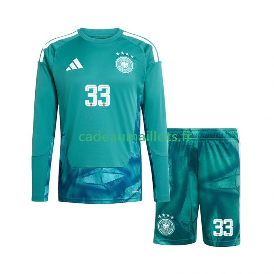 Allemagne Maillot avec flocage Alexander Nubel 33 Gardien Domicile Coupe du Monde 2026 ,Tenue Enfant ML