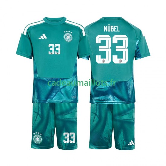 Allemagne Maillot avec flocage Alexander Nubel 33 Gardien Domicile Coupe du Monde 2026 ,Tenue Enfant MC