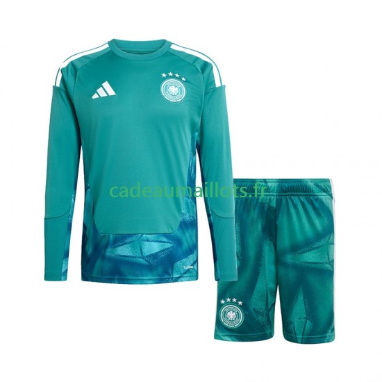 Allemagne Maillot avec flocage Gardien Domicile Coupe du Monde 2026 ,Tenue Enfant ML