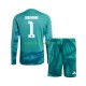 Allemagne Maillot avec flocage Oliver Baumann 1 Gardien Domicile Coupe du Monde 2026 ,Tenue Enfant ML