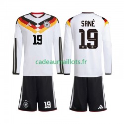 Allemagne Maillot avec flocage Leroy Sane 19 Domicile Coupe du Monde 2026 ,Tenue Enfant ML