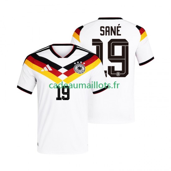 Allemagne Maillot avec flocage Leroy Sane 19 Domicile Coupe du Monde 2026 ,Homme MC