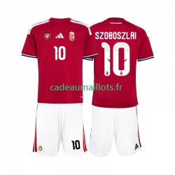 Hongrie Maillot avec flocage Szoboszlai 10 Domicile Coupe du Monde 2026 ,Tenue Enfant MC