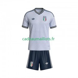 Italie Maillot avec flocage Extérieur 2026 ,Tenue Enfant MC