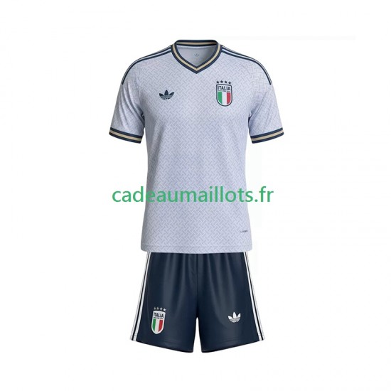 Italie Maillot avec flocage Extérieur 2026 ,Tenue Enfant MC