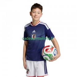 Japon Maillot avec flocage Domicile Coupe du Monde 2026 ,Tenue Enfant MC