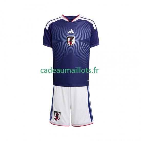 Japon Maillot avec flocage Domicile Coupe du Monde 2026 ,Tenue Enfant MC