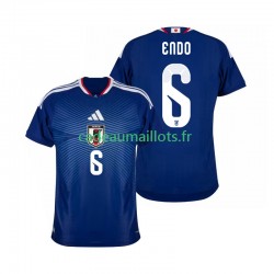 Japon Maillot avec flocage Wataru Endo 6 Domicile Coupe du Monde 2026 ,Homme MC