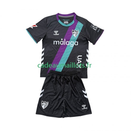 Málaga CF Maillot avec flocage Extérieur 2025-2026 ,Tenue Enfant MC