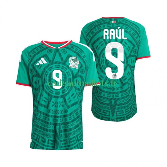 Mexique Maillot avec flocage Raul Jimenez 9 Domicile Coupe du Monde 2026 ,Homme MC