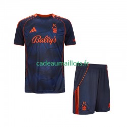 Nottingham Forest Maillot avec flocage 3ème 2025-2026 ,Tenue Enfant MC