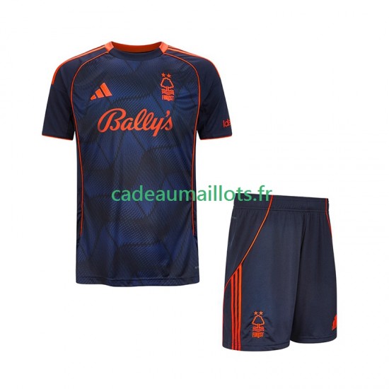 Nottingham Forest Maillot avec flocage 3ème 2025-2026 ,Tenue Enfant MC