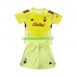 Nottingham Forest Maillot avec flocage Gardien Domicile 2025-2026 ,Tenue Enfant MC