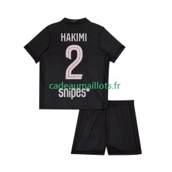 Paris Saint-Germain Maillot avec flocage Achraf Hakimi 2 4ème 2025-2026 ,Tenue Enfant MC