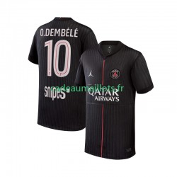 Paris Saint-Germain Maillot avec flocage Ousmane Dembele 10 4ème 2025-2026 ,Homme MC