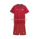 Portugal Maillot avec flocage Domicile Coupe du Monde 2026 ,Tenue Enfant MC