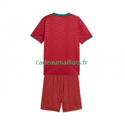 Portugal Maillot avec flocage Domicile Coupe du Monde 2026 ,Tenue Enfant MC