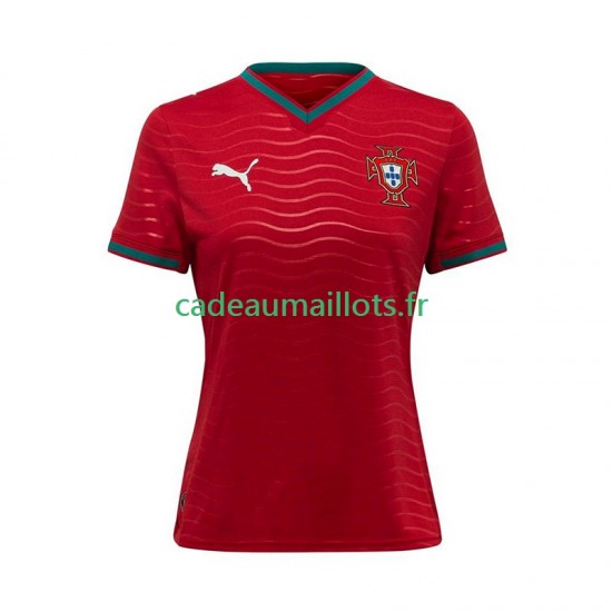 Portugal Maillot avec flocage Domicile Coupe du Monde 2026 ,Femme MC