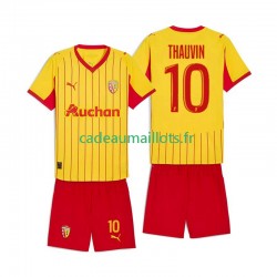 RC Lens Maillot avec flocage Florian Thauvin 10 Domicile 2025-2026 ,Tenue Enfant MC