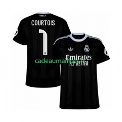 Real Madrid Maillot avec flocage Thibaut Courtois 1 Gardien 3ème 2025-2026 ,Homme MC