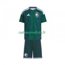 Arabie saoudite Maillot avec flocage Domicile Coupe du Monde 2026 ,Tenue Enfant MC