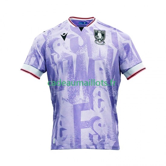 Maillot avec flocage Sheffield Wednesday Extérieur 2025-2026 ,Homme MC