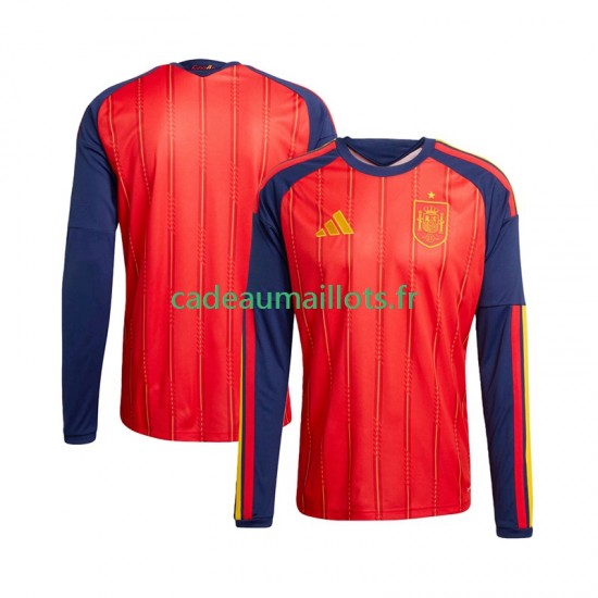Espagne Maillot avec flocage Domicile Coupe du Monde 2026 ,Homme ML