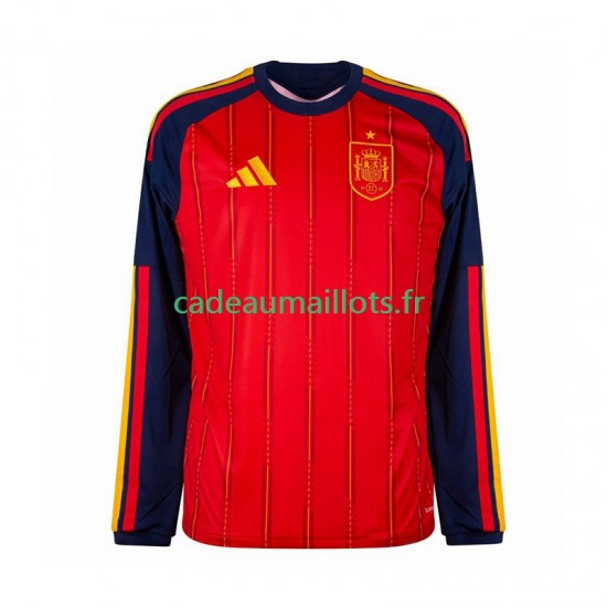 Espagne Maillot avec flocage Domicile Coupe du Monde 2026 ,Homme ML
