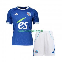 Strasbourg Maillot avec flocage Domicile 2025-2026 ,Tenue Enfant MC