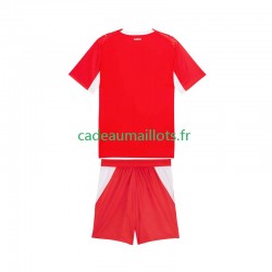 Suisse Maillot avec flocage Domicile Coupe du Monde 2026 ,Tenue Enfant MC