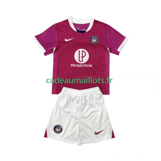 Maillot avec flocage Toulouse Extérieur 2025-2026 ,Tenue Enfant MC