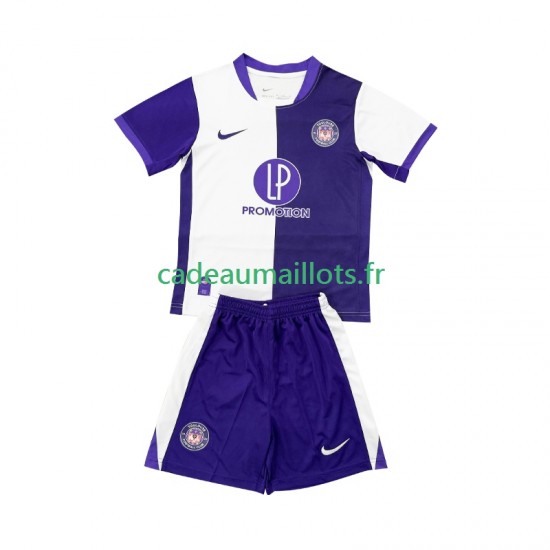 Maillot avec flocage Toulouse Domicile 2025-2026 ,Tenue Enfant MC